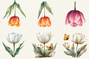 Tulip Flower Bloom Clipart, an Illustration by OK Design (Thumbnail 3 of 5)