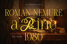 Roman Nemure - Romance Serif Font