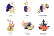 Fruits.Berries.Vegetables, a Food Illustration by TashaDraw (Thumbnail 2 of 12)