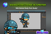 Soldiers Character Sprites 04, an Illustration by CreativeGameArt (Thumbnail 3 of 4)