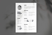 Elegant Resume, a Resume Template by Saman Osama (Thumbnail 2 of 3)