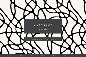 Abstract Seamless Patterns Bundle, a Pattern Graphic by Curly_Pat