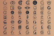 Letter G Logo Bundle Monogram Set, a Branding & Logo Template by Pixel Design (Thumbnail 2 of 8)
