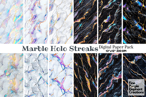 Holographic Marble Texture Granite