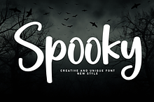 Spooky | Script Font