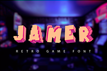 Jamer| retro game font