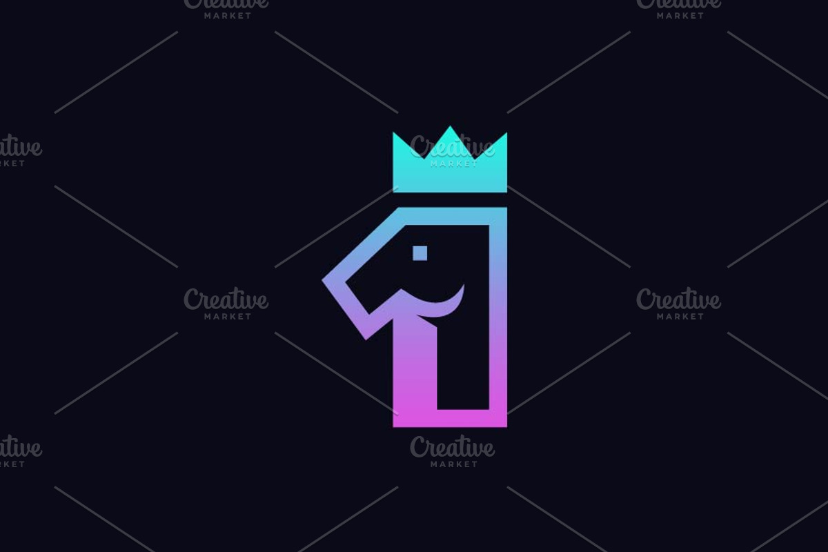 One horse logo, a Branding & Logo Template by Akdesain
