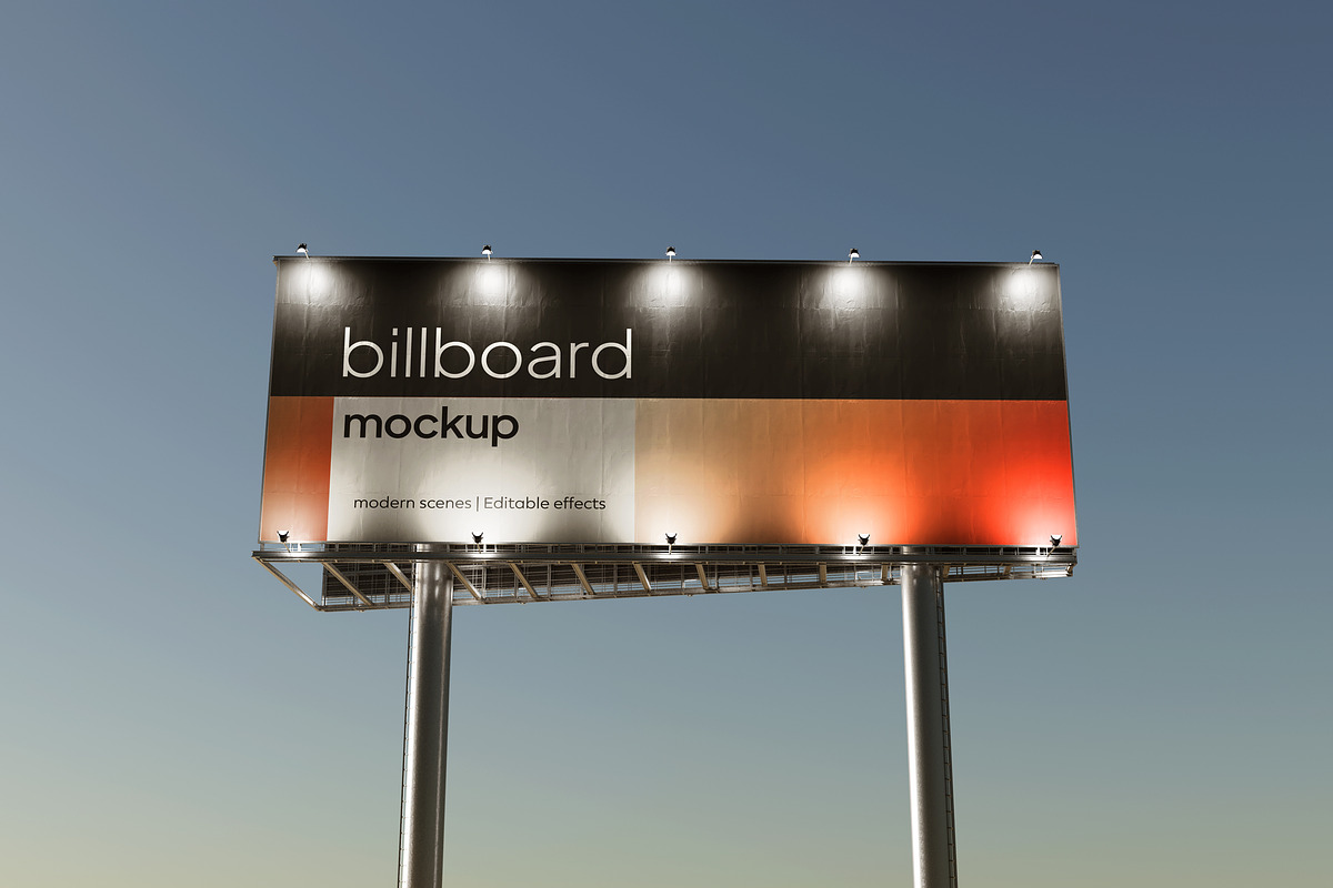Billboard Mockup ST01, an Advertising Mockup by Croma Studio (Photo 4 of 5)
