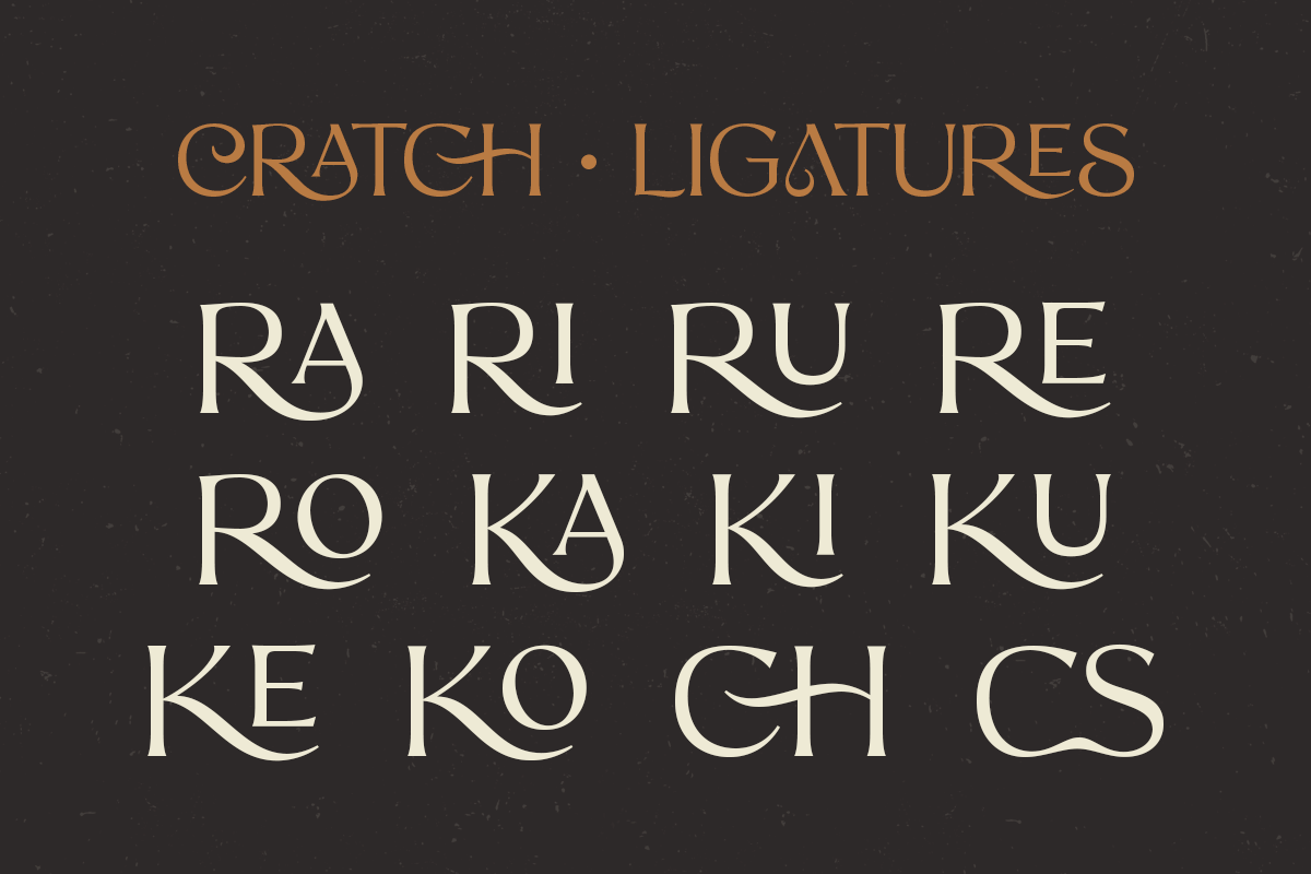 CRATCH - Heritage Vintage Typeface, a Serif Font by Sensatype (Photo 17 of 23)