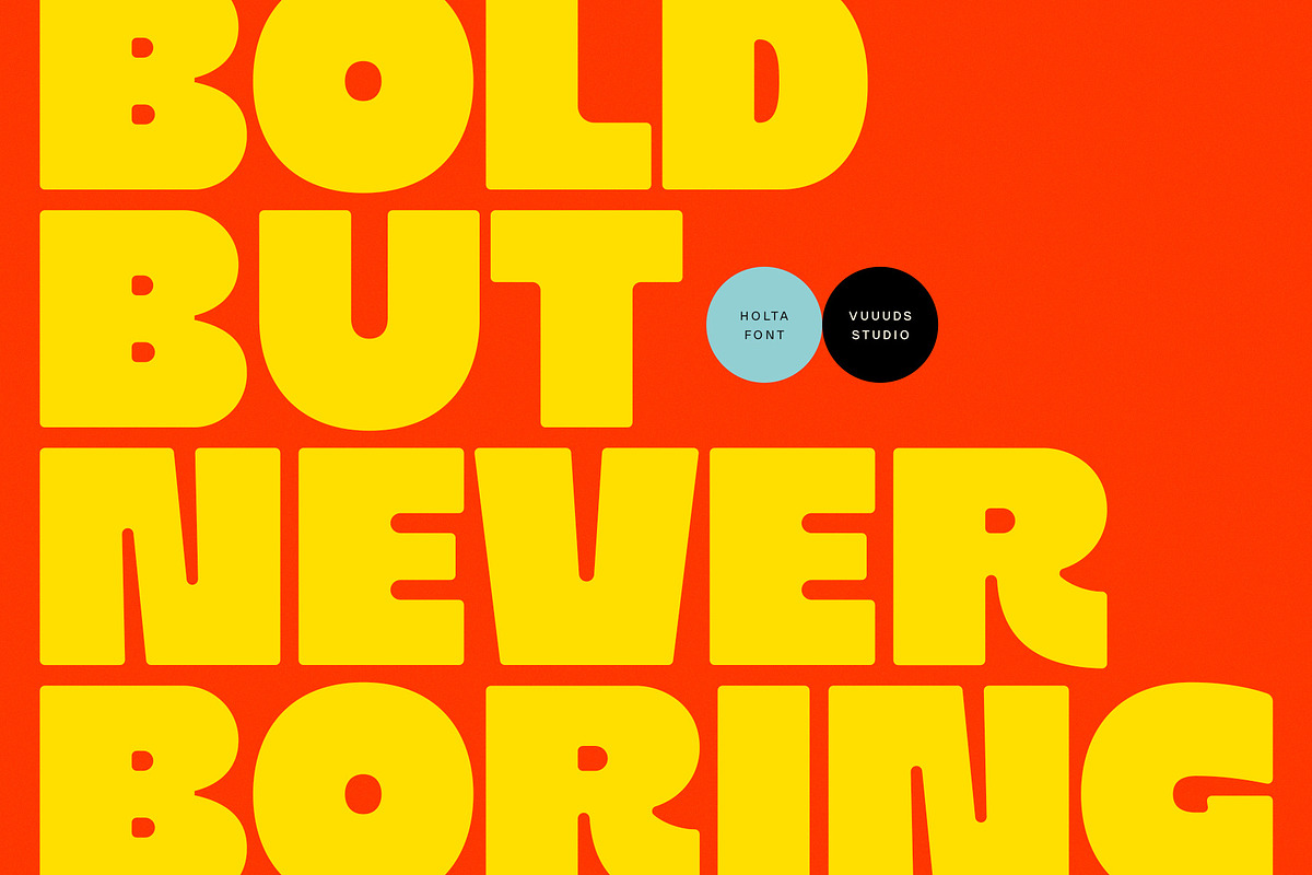 Holta, a Sans Serif Font by vuuuds (Photo 8 of 9)