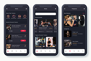 Badi - Find a Personal Trainers App, an UI Kit Template by Betush (Thumbnail 2 of 6)