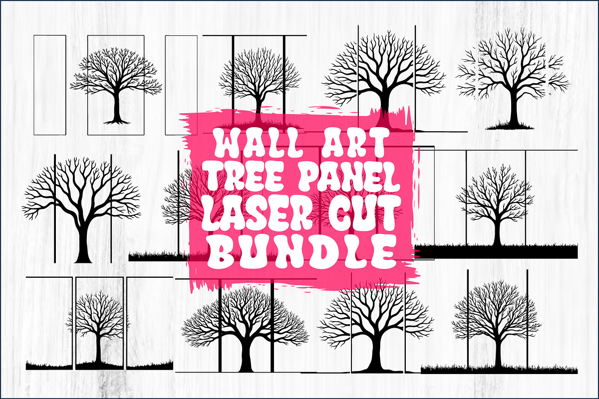 Multi-Panel Tree Silhouette Laser, an Illustration by balal (Photo 1 of 9)