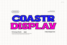 Coastr Display Font