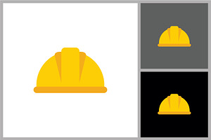 Yellow Hard Hat Icon, a Branding & Logo Template by quadrazo