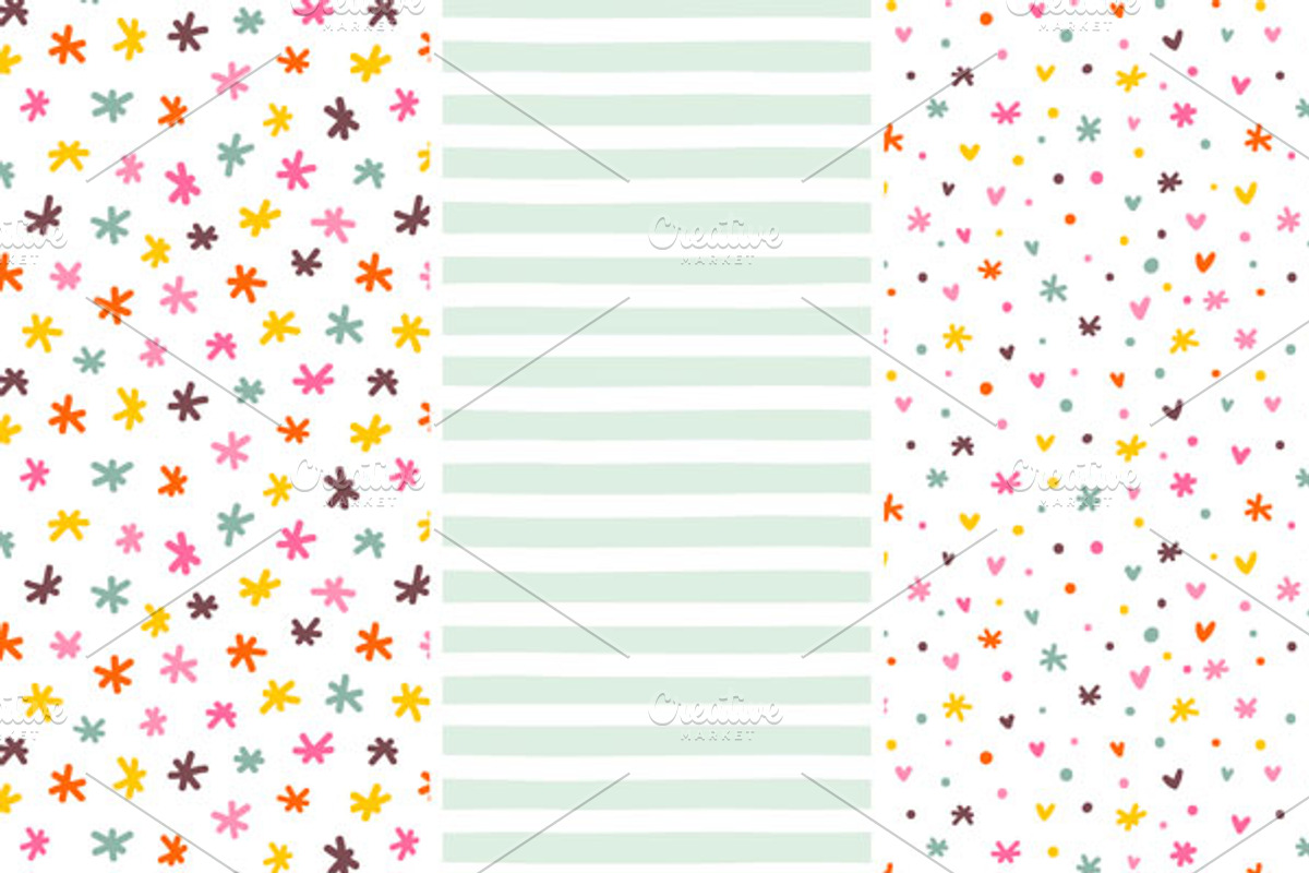 Birthday set, a Pattern Graphic by Stolenpencil (Photo 2 of 4)