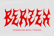 Berzex Metal Font