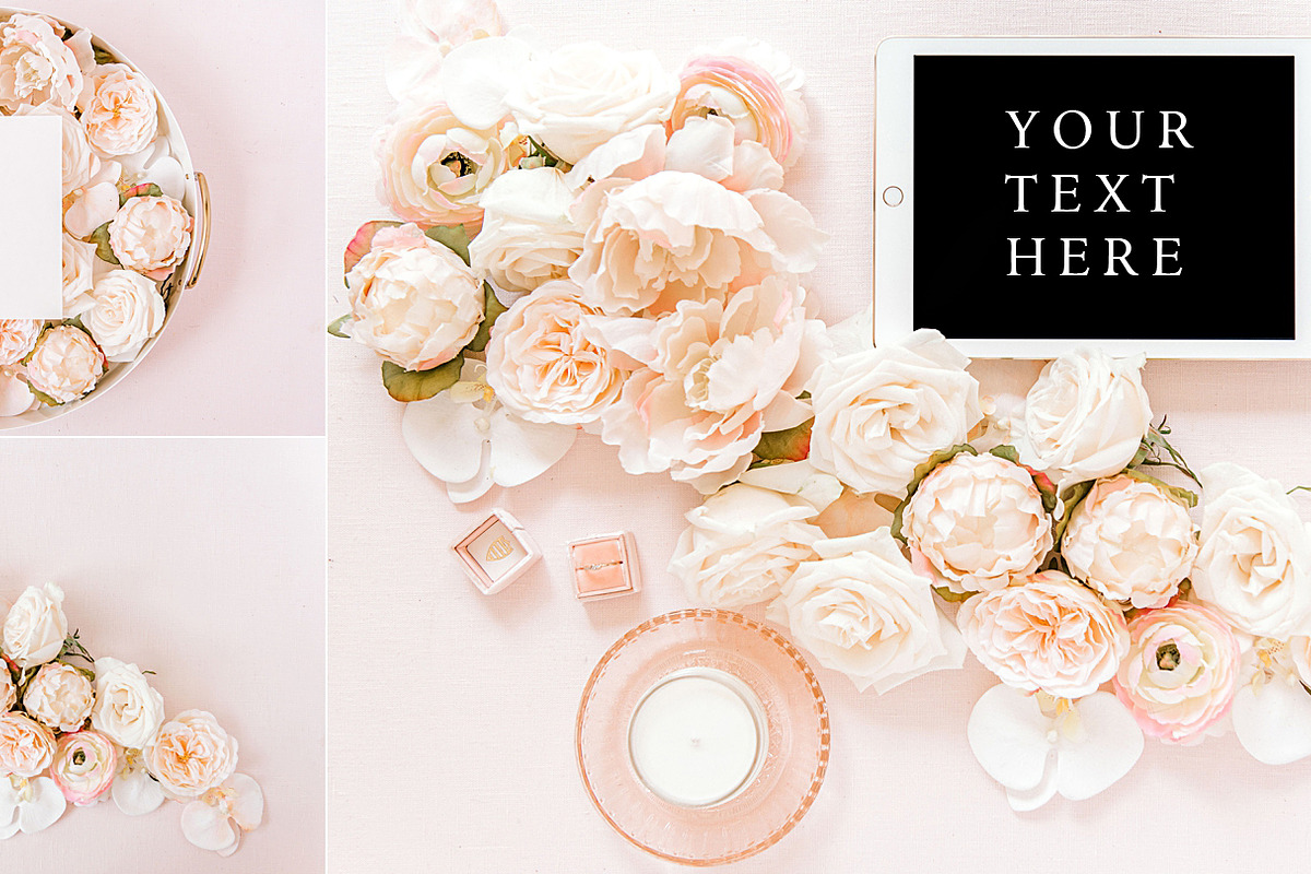 BUNDLE Pink Floral Stock Images, a Business Photo by Lux Light (Photo 9 of 9)