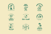 Golf Mascot Graphic, a Sport Illustration by Skilline Supply Co. (Thumbnail 4 of 12)