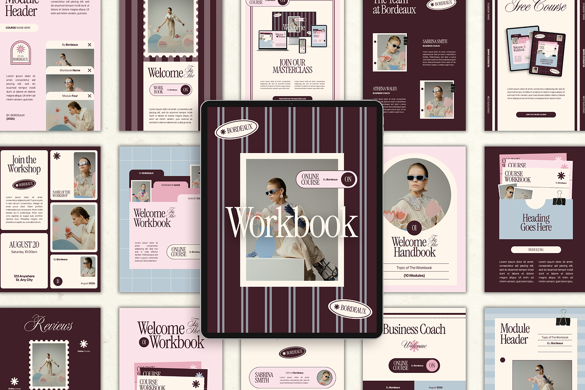 Canva Workbook Template for Coaches, a Magazine Template by Branding Babe Co. (Photo 1 of 10)