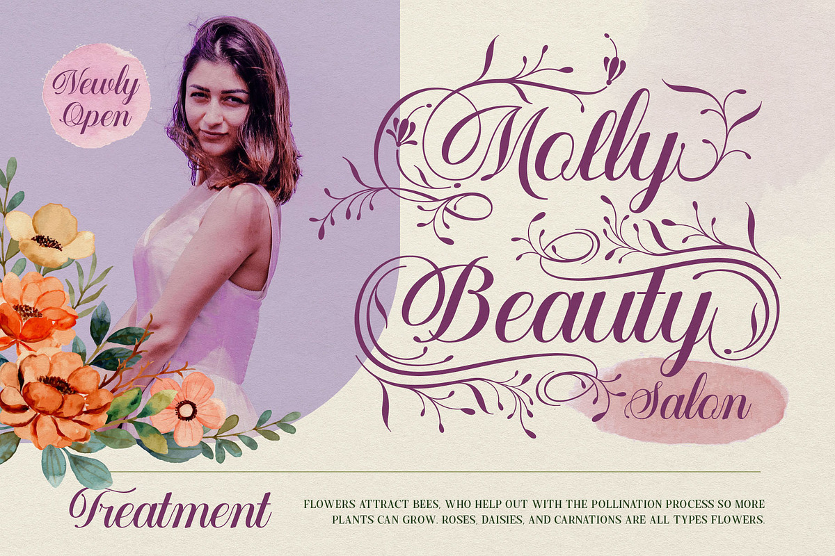 Mountleaf Typeface, a Script Font by alit design (Photo 2 of 20)