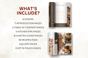 Aesthetic Cookbook Canva Template, a Magazine Template by Digital By Nikoleta (Thumbnail 4 of 9)