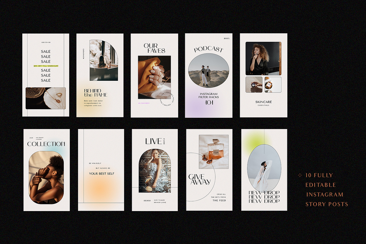 Instagram Posts & Stories CANVA & PS, a Social Media Template by Signture Muse Design (Photo 8 of 10)