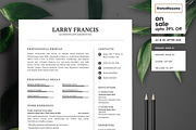 Resume Template 3 pages, a Resume Template by Axpand (Thumbnail 1 of 5)