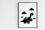 Cute dinosaur nursery decor design, an Icon by Amazin_art (Thumbnail 16 of 36)