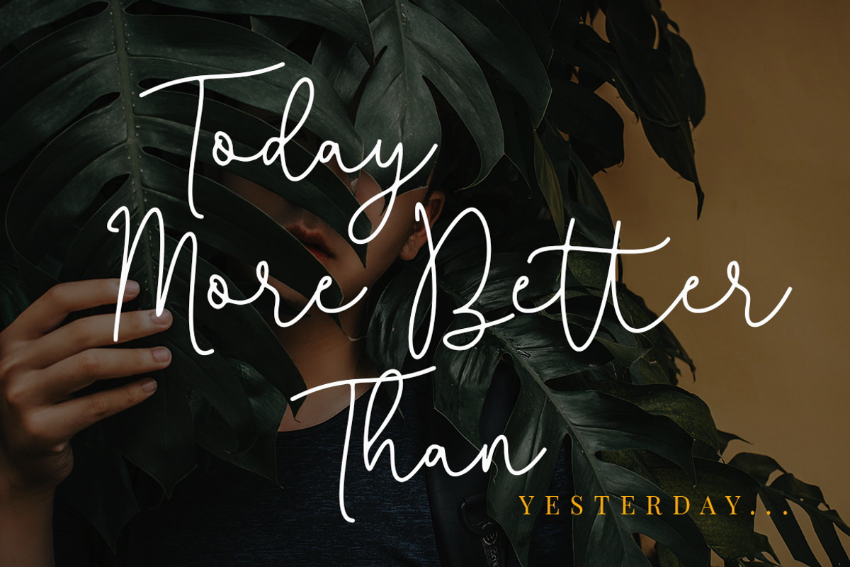 Questa Whitte Script Business Font preview 2