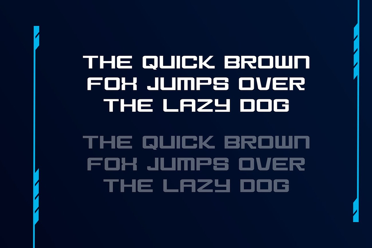 Author - Futuristic Display Font, a Sans Serif Font by Luna Shop (Photo 3 of 5)