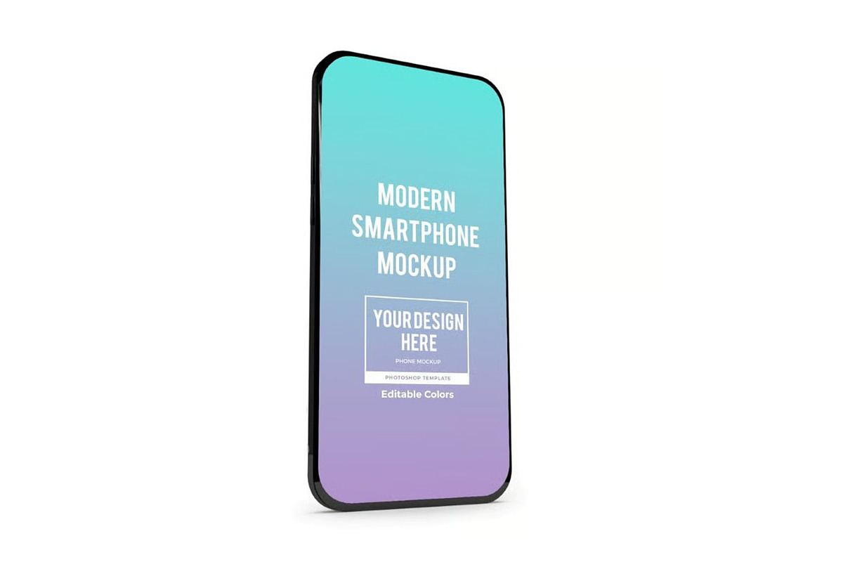 Modern Smartphone Mockup Template, an Android Mockup by DesignRushMarket (Photo 5 of 11)