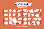 Graphic Beats: Illustrator Brushes, a Brush Add-On by Creative Veila (Thumbnail 12 of 12)