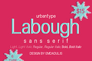 Labough Family Fonts, a Sans Serif Font by Emdaduljs (Thumbnail 4 of 4)