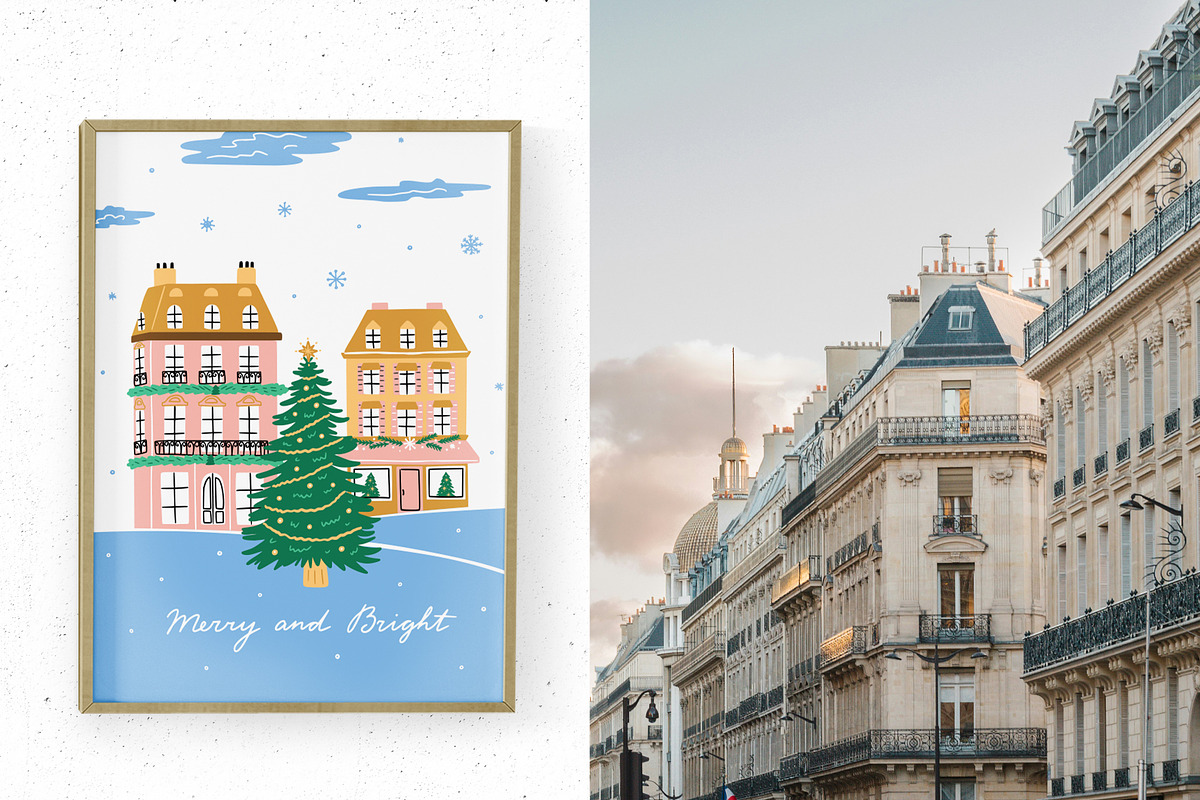 Christmas In Paris, an Illustration by Redchocolate (Photo 6 of 7)