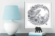 Chrysanthemum vector set, a Decorative Illustration by Molly art (Thumbnail 9 of 11)