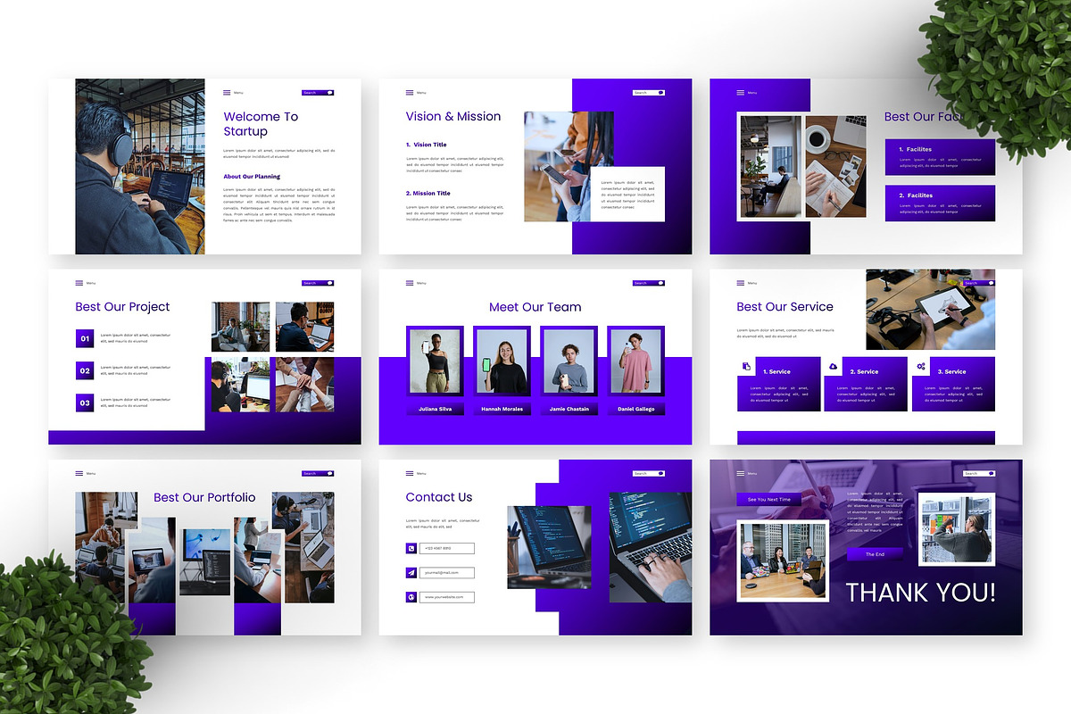 Startup - Technology Powerpoint, a Presentation Template by Deepslide Studio (Photo 2 of 4)