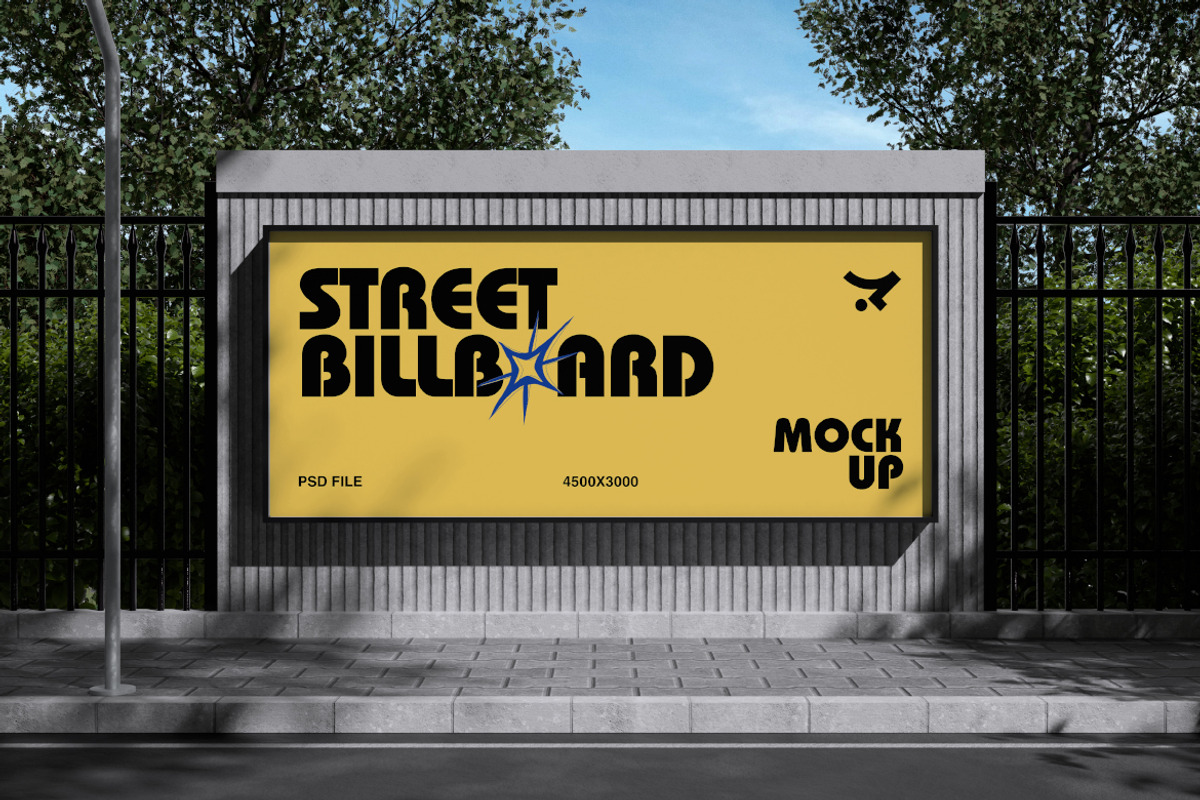 Street Billboard Mockup Bundle Set, an Advertising Mockup by Rielismee (Photo 4 of 5)