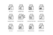 Vegan Milk and Alternative Sugar, a Food Illustration by Tettygreen (Thumbnail 2 of 3)