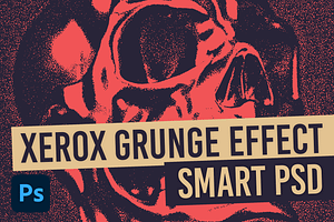 Xerox Grunge Smart PSD