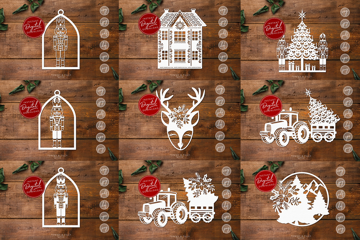 Christmas Mega Bundle, an Object Graphic by Tommy & Tilly Design (Photo 6 of 12)