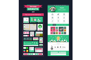 Website Page Template. Web Design