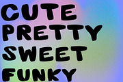 Funky Chunky Sans Hand-drawn Display, a Handwritten Font by Eryn Rose Design (Thumbnail 12 of 19)