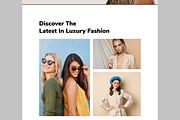 Fashion Landing Page Template, an UI Kit Template by CreativeShaper (Thumbnail 3 of 6)