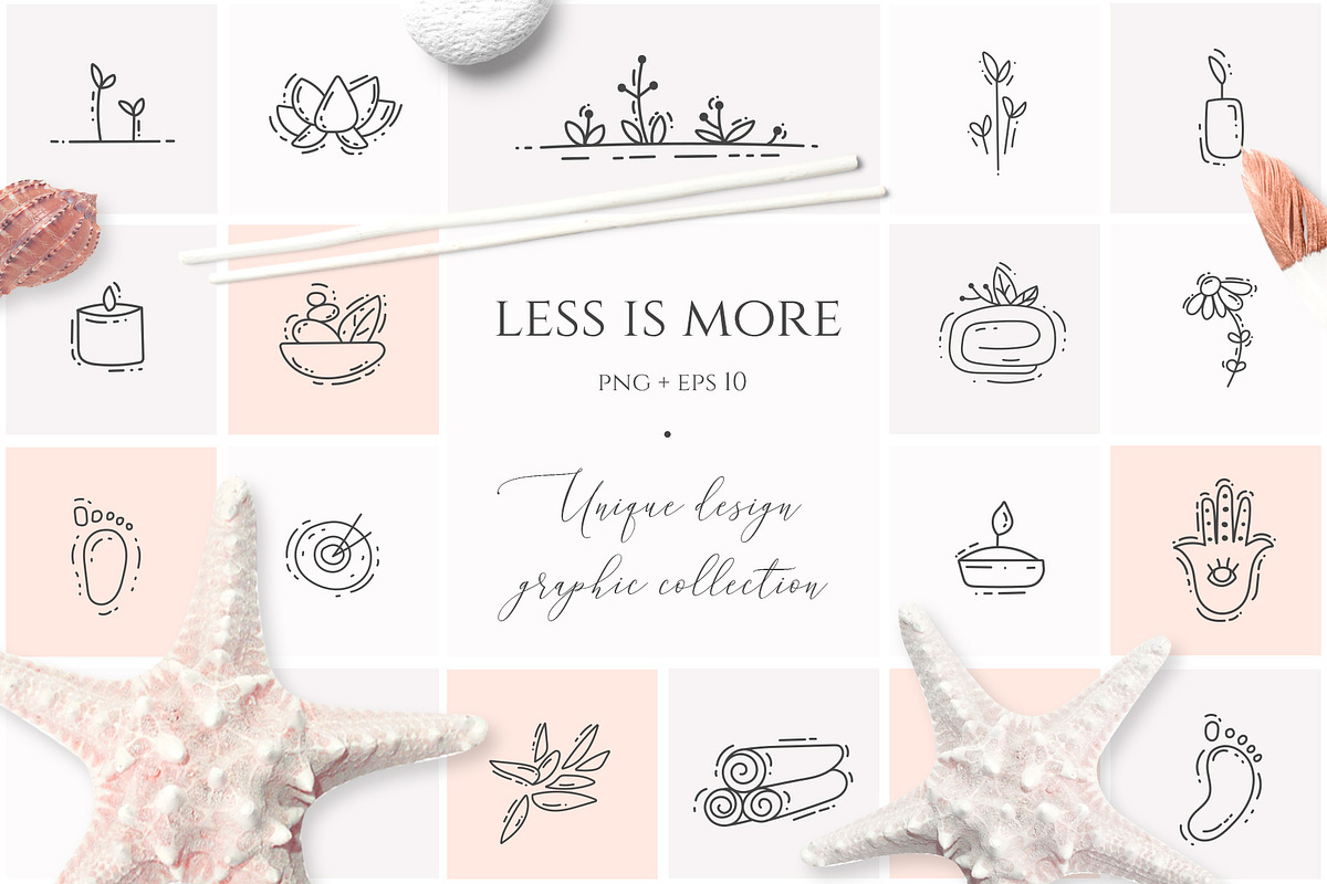SPA & WELLNESS GRAPHIC COLLECTION, an Icon by Luna Dreams (Photo 4 of 7)