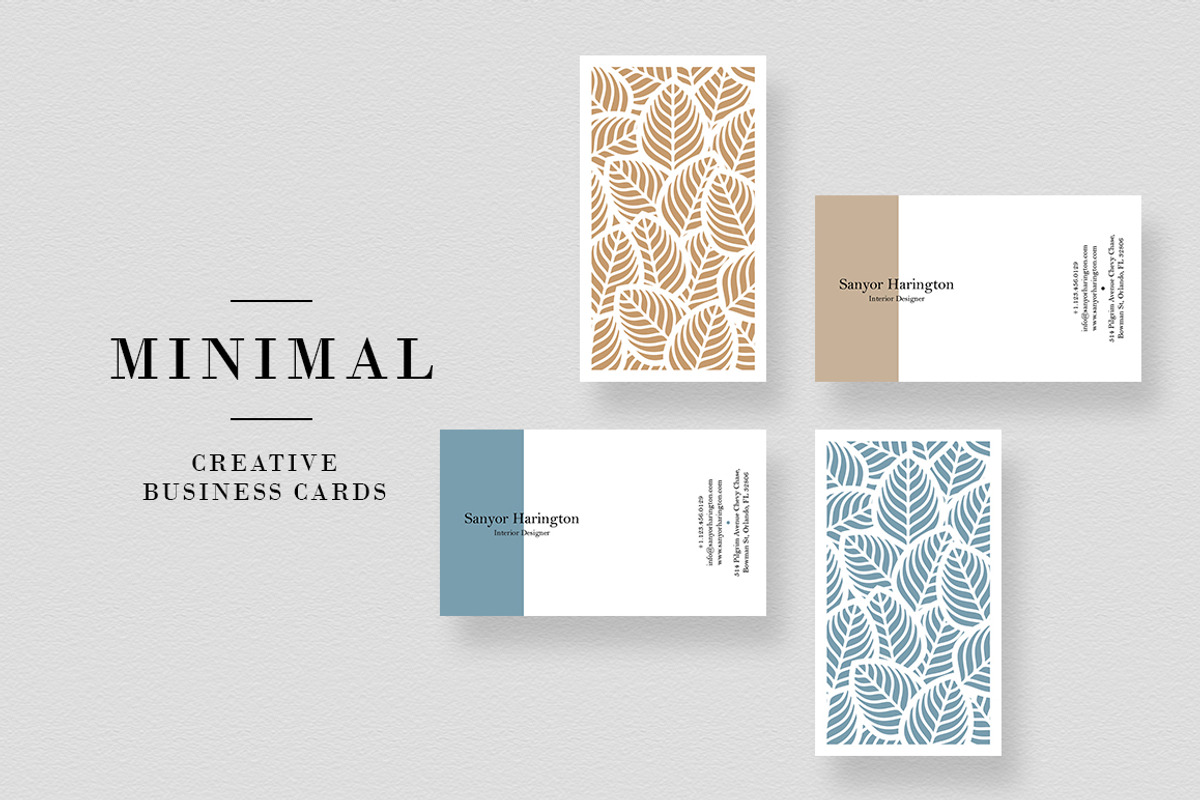 Minimal Creative Business Card, a Business Card Template by GraphicsEgg (Photo 1 of 3)