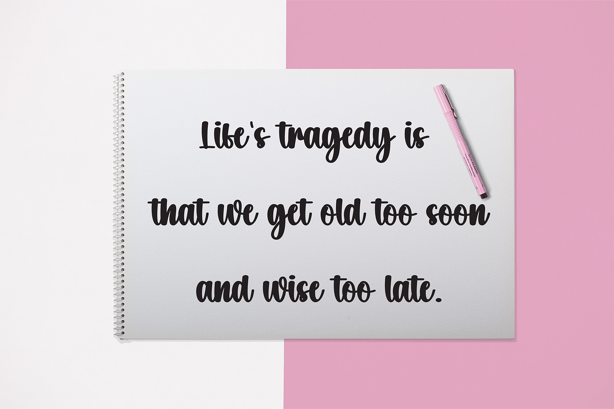Cute Patrick | Script Font, a Handwritten Font by Scratchones (Photo 5 of 8)