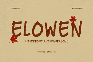 Eloween – Autumn Display Font
