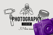 Camera & Photography Icons Pack, an Outline Icon by Hatch Design Workshop (Thumbnail 9 of 9)