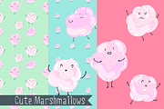 Cute marshmallows, a Graphic by Kotozoid (Thumbnail 1 of 3)