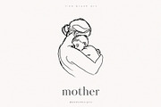 Mother Drawings, a Person Illustration by PeDe Designs (Thumbnail 3 of 6)